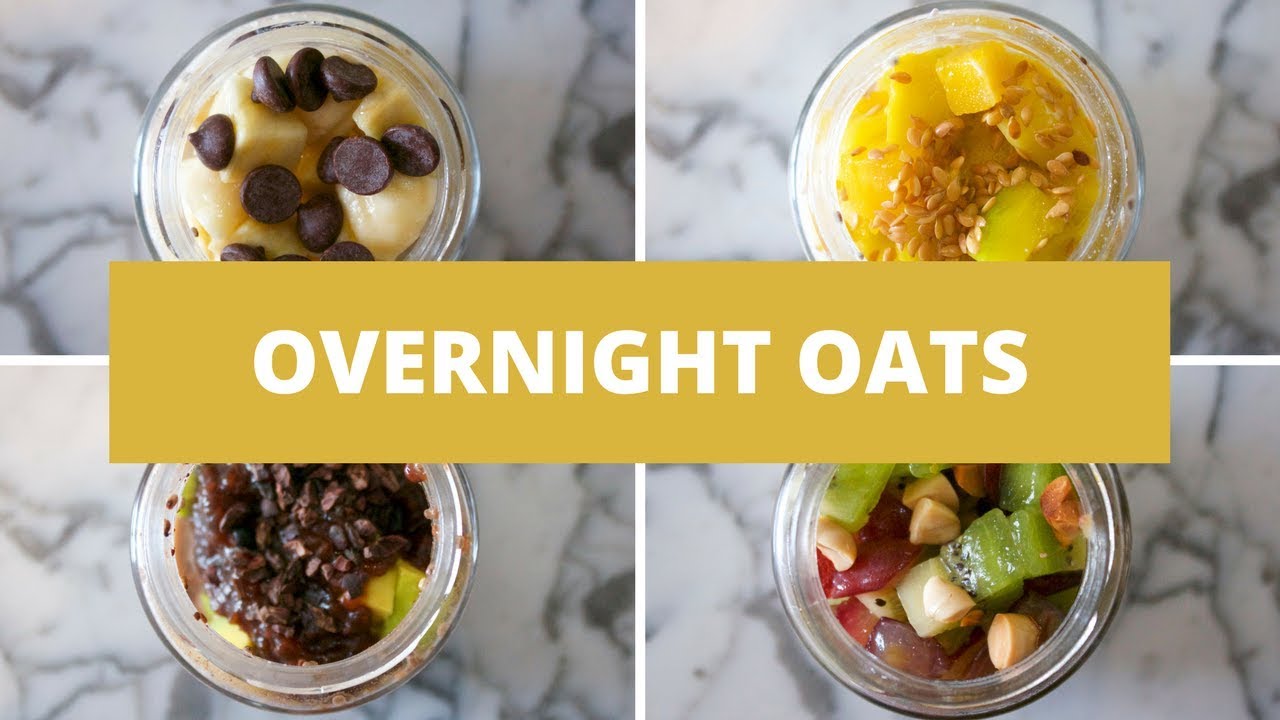 OVERNIGHT OATS DE 4 JEITOS | MARINA MORAIS