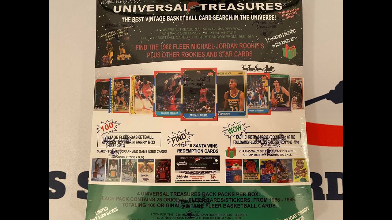 2020 Universal Treasures Vintage Fleer Basketball Edition! The Chase For The Michael Jordan RC!
