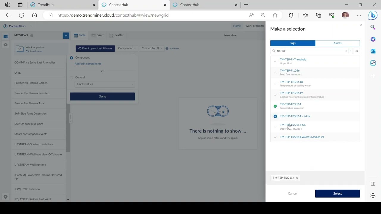 Contextualizing Past and Future Events in TrendMiner