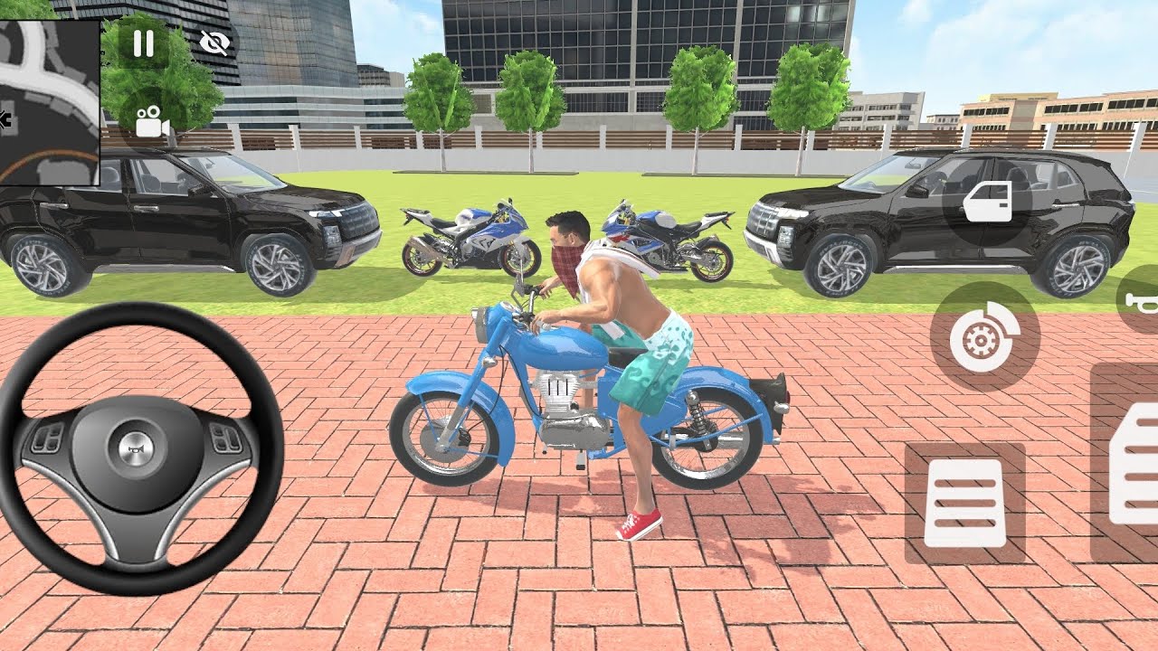 1️⃣Franklin order by car 2️⃣ Royal Enfield | Indian 🇮🇳 bike game 🎮 theft Aura simulator 