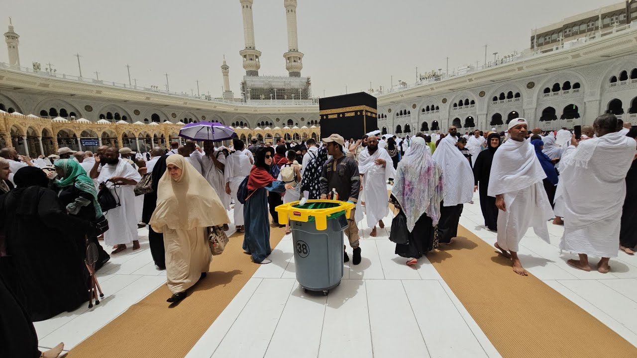 Hujjaj Kiram in Makkah Haram | 10 JULY 2025 | Today live 🔴 | Makkah Clock Tower | Beautifull View