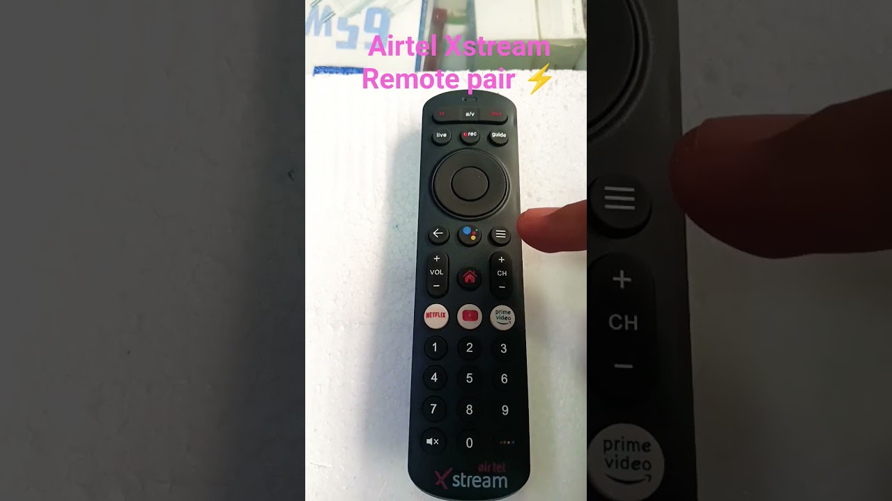 Airtel Xstream remote pair ⚡#airtel #d2h #remote #smarttv