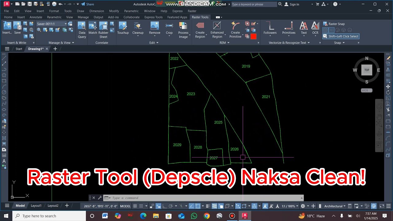 Raster Tool(Depkle) -এ এক ক্লিকে সম্পূর্ণ মৌজা নকশা ক্লিন করে প্যান্টাগ্রাফ করার কৌশল!