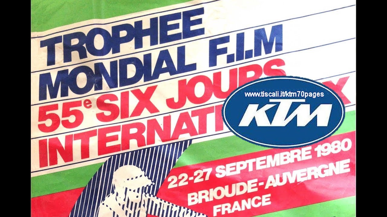 ISDE Six Days 1980 Brioude Francia