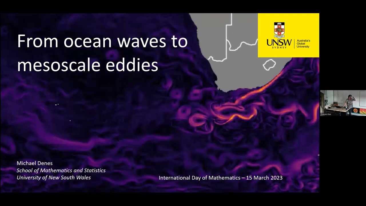 From waves to dimensionality: Two perspectives on researching Applied Mathematics (UNSW Sydney).