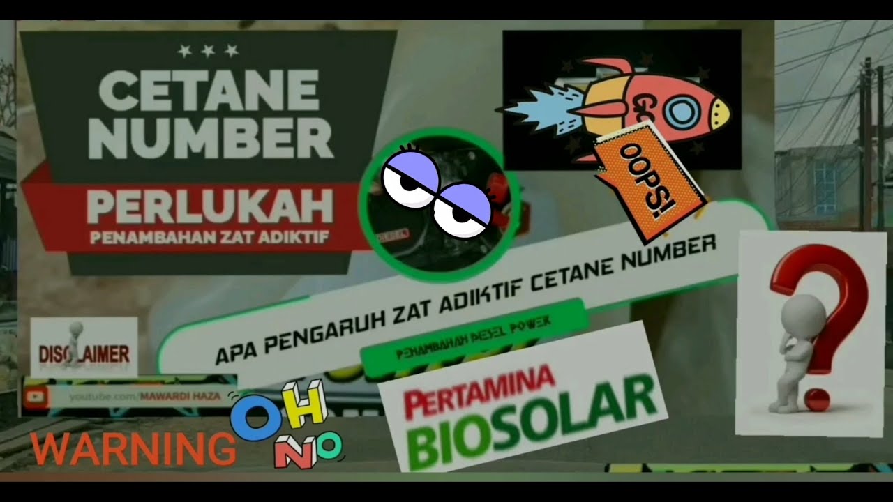 CAMPUR OKTAN CETANE KE BIO SOLAR EFEK NEGATIF. OKTAN CETANE BOOSTER NUMBER POWER DIESEL, AKIBATNYA :