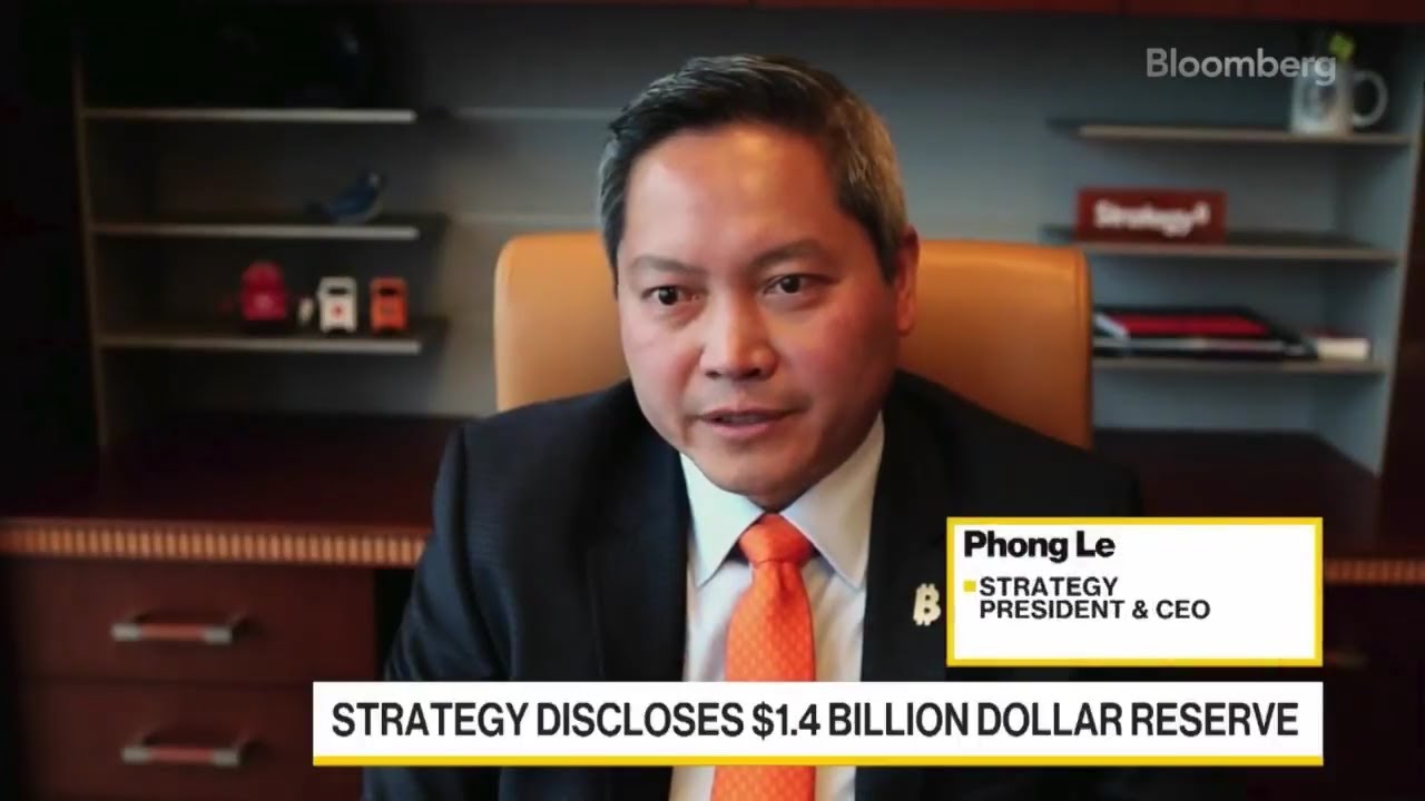 Phong Le: Why Strategy Built a Massive Cash Reserve & Wont Sell Bitcoin | Full Interview Bloomberg