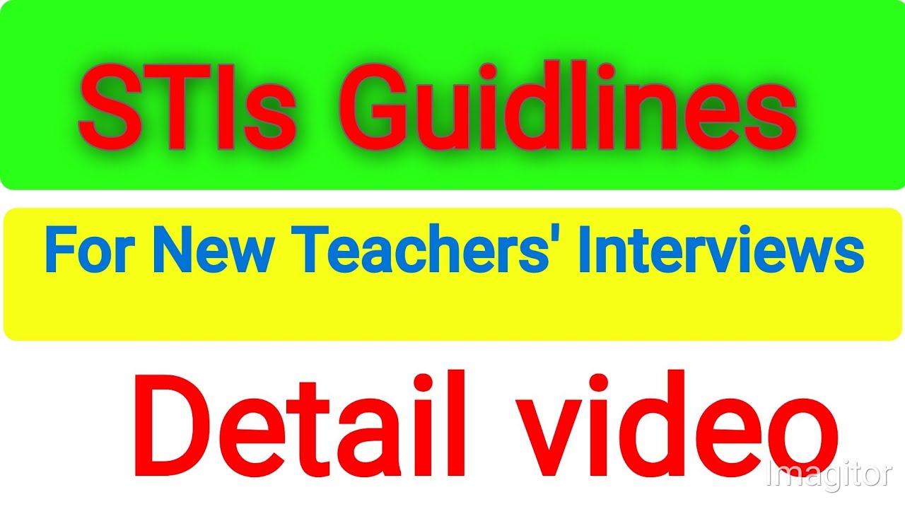 GUIDELINES/SOPs FOR IMPLEMENTATION OF SCHOOL TEACHINGINTERNSHIP (STIs) PROGRAM