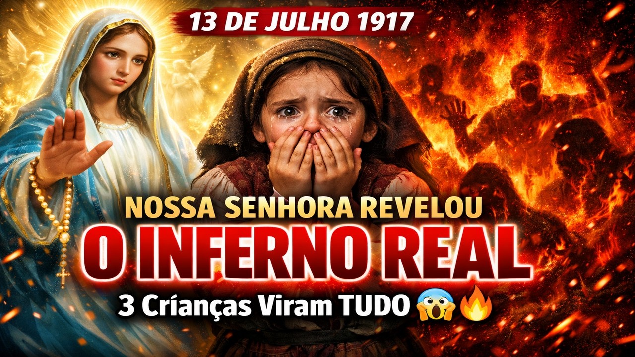 Nossa Senhora Mostrou o INFERNO a 3 Crianças - A Descrição Vai Te Fazer TREMER 😱🔥