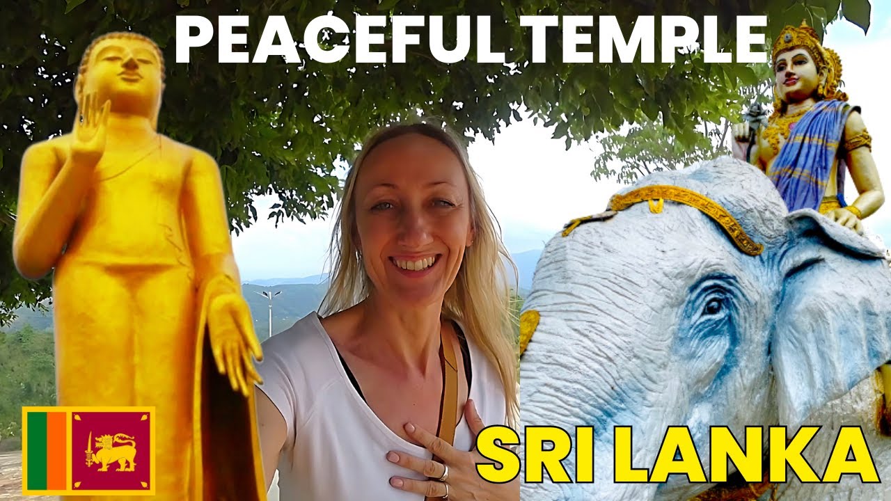 Most Beautiful Buddhist Temple in Sri Lanka? | Nelligala Temple | Sri Lanka Vlog 🇱🇰