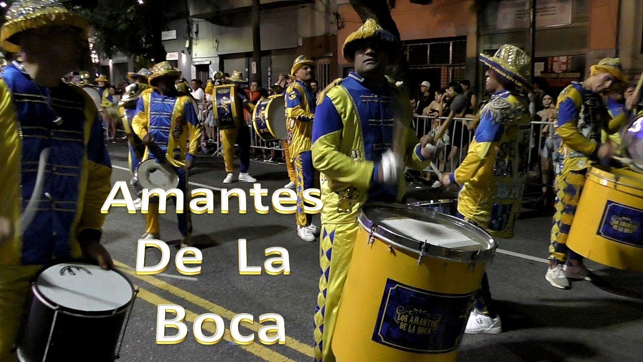 Los Amantes De La Boca La Gran Retirada corso Pompeya carnaval Porteño 2025 Bs As Argentina