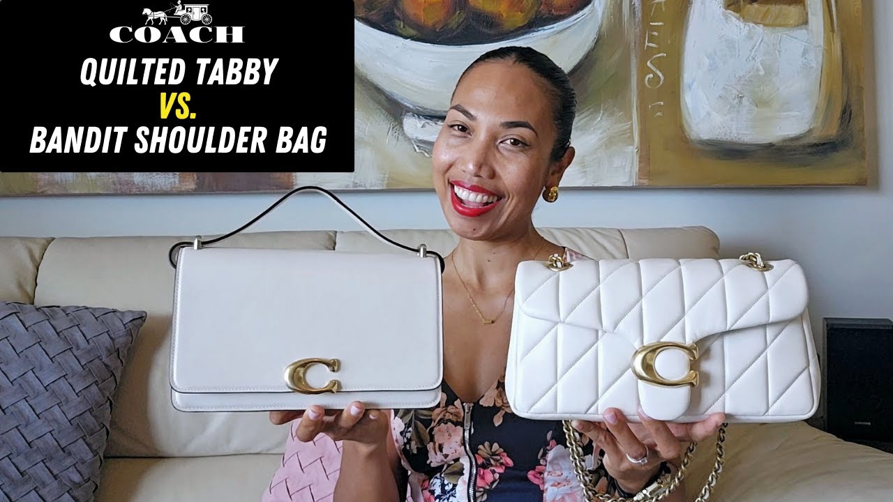 COACH QUILTED TABBY 26 vs. COACH BANDIT SHOULDER BAG | FULL COMPARISON VIDEO #coach #coachbags