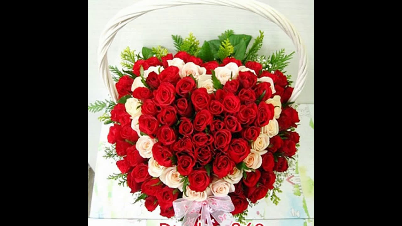 Những giỏ hoa đẹp