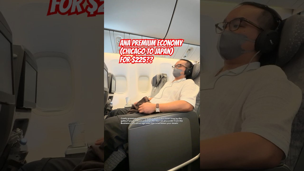 ANA Premium Economy for $225 (Chicago to Narita) 🇯🇵🗾✈️🇺🇸