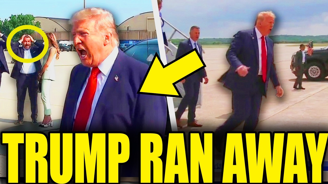 Trump Rushed Off After Caught Stealing