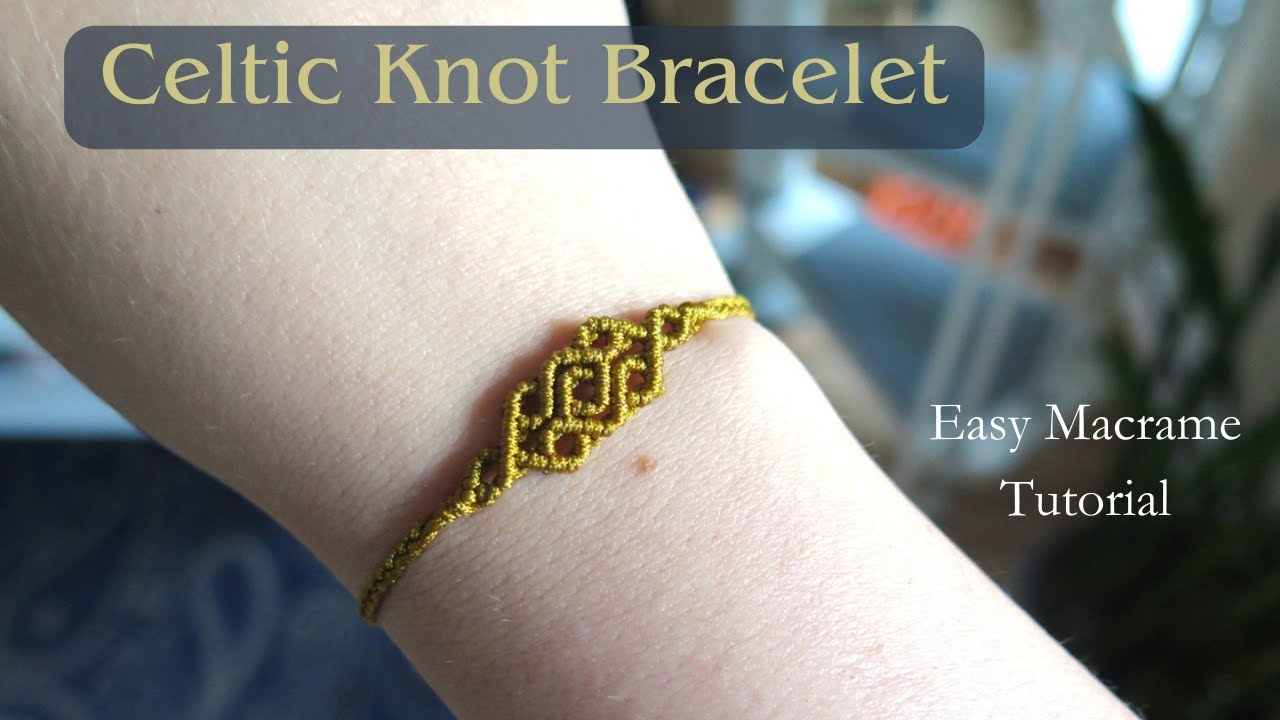 Celtic Knot Bracelet - Micro Macrame Tutorial
