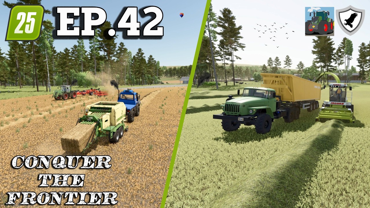 Солома и трава | Кооперативное выживание в FS25 | Новый рубеж, эпизод 42