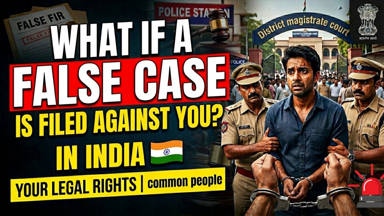 What to do when false FIR/case filed against you?How to deal with false cases 