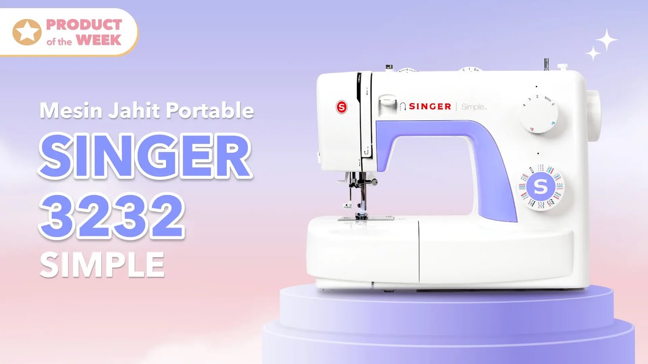 Mesin Jahit Portable SINGER 3232 SIMPLE