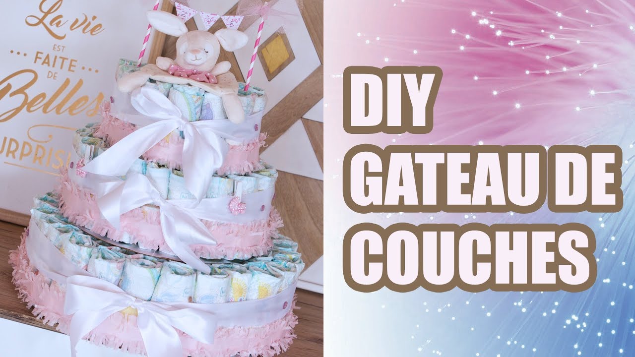 DIY | GÂTEAU DE COUCHES | CADEAU DE NAISSANCE ! 🍼🎁