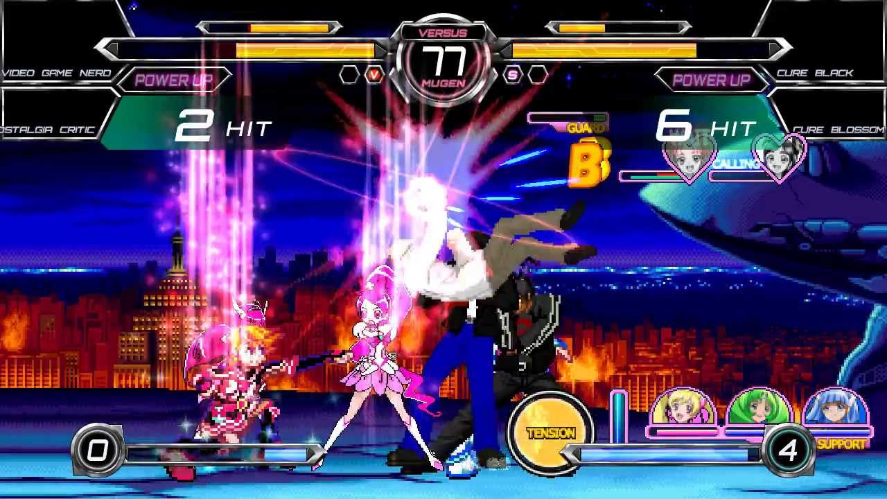 M.U.G.E.N Battle: Comedy Webs Stars vs. Pretty Cure All Stars
