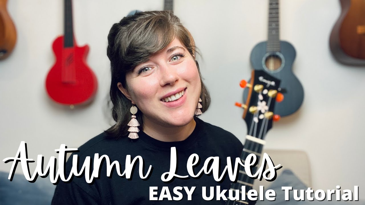 Autumn Leaves EASY Ukulele Tutorial and Play Along | Cory Teaches Music