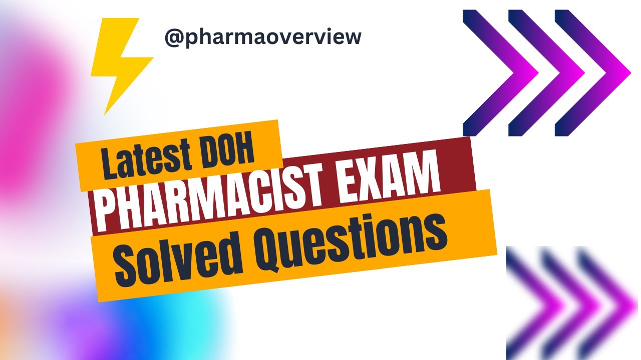 DOH (HAAD) Pharmacist exam solved questions
