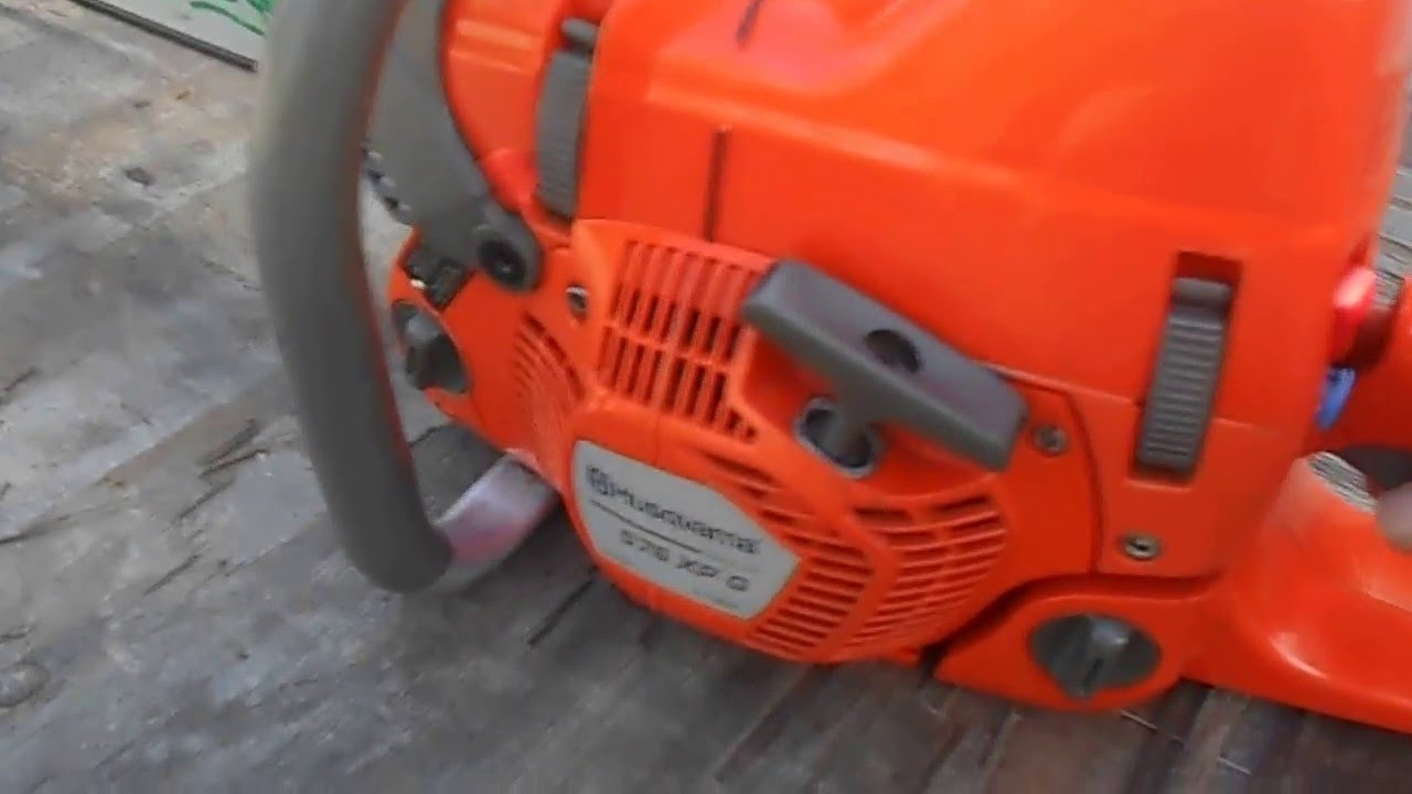 Husqvarna 576 XP-G Chainsaw test run