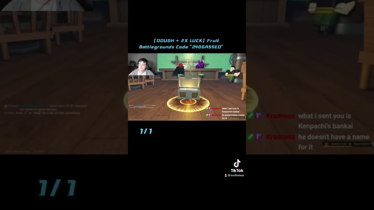 🔪[DOUGH + 2X LUCK] Fruit Battlegrounds Code 