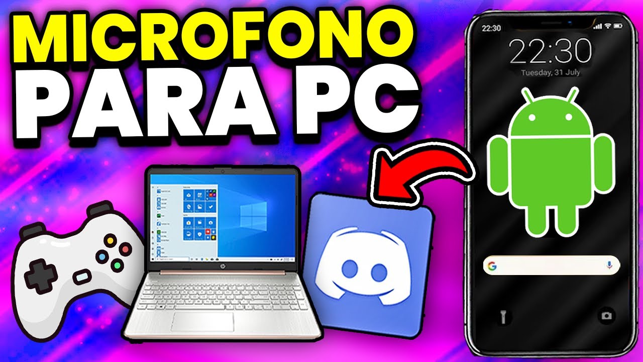COMO USAR tu CELULAR como MICROFONO para PC 🤓