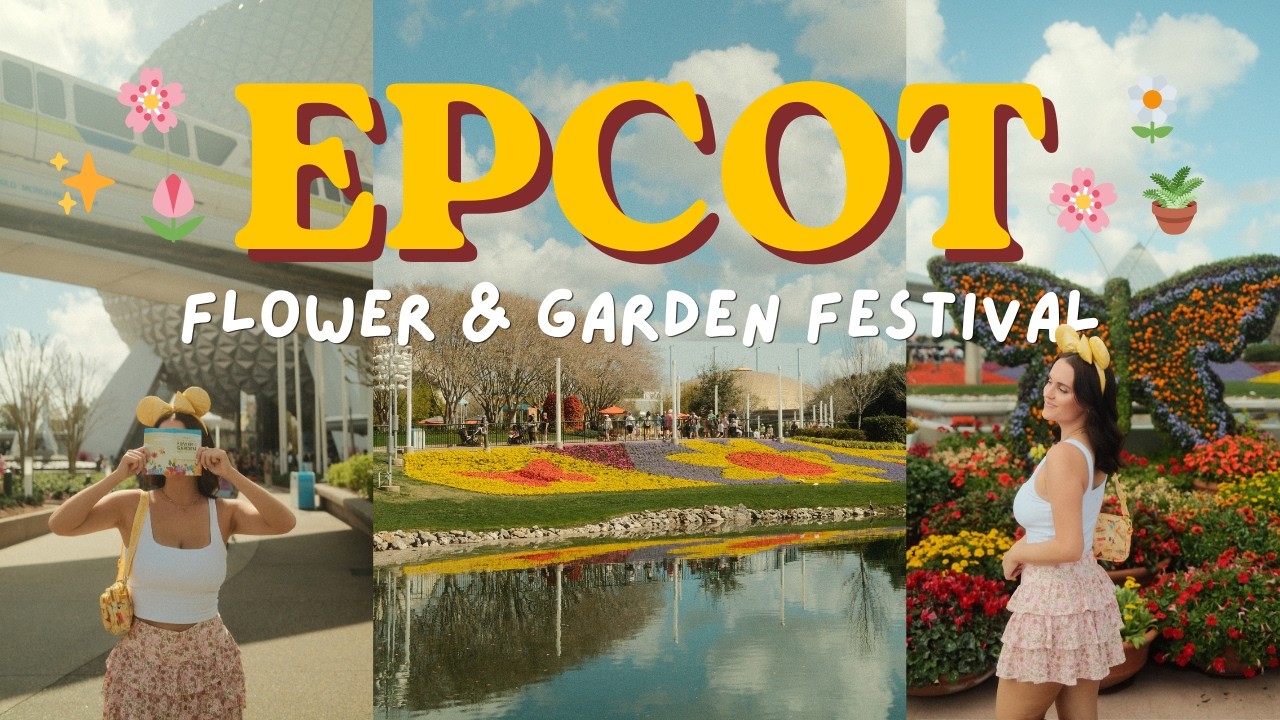 EPCOT Flower & Garden Festival 2026 🐭🌸✨ | Food Booths, Topiaries & More