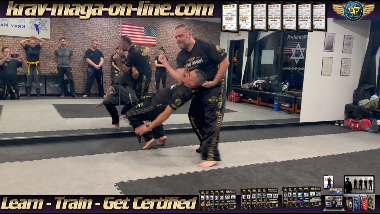 Krav Maga Clinch Escape By Master Alain Cohen
