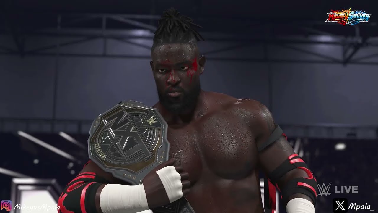 WWE 2K26 - Oba Femi vs Ricky Saints - NXT Championship Match