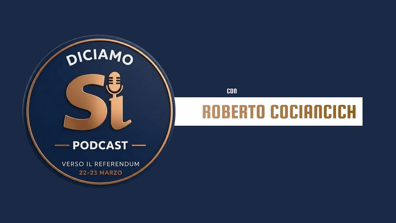 Roberto Cociancich ospite a Diciamo SÌ