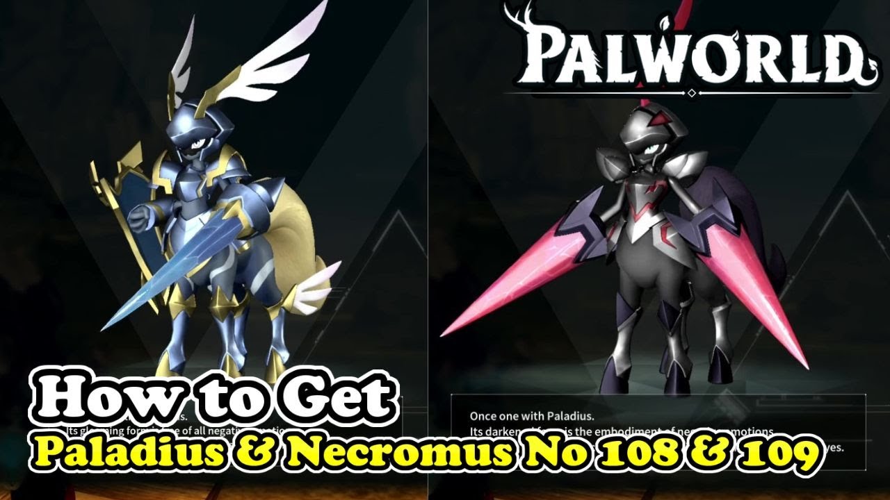 Palworld How to Get Paladius & Necromus (Palworld No 108 & 109)