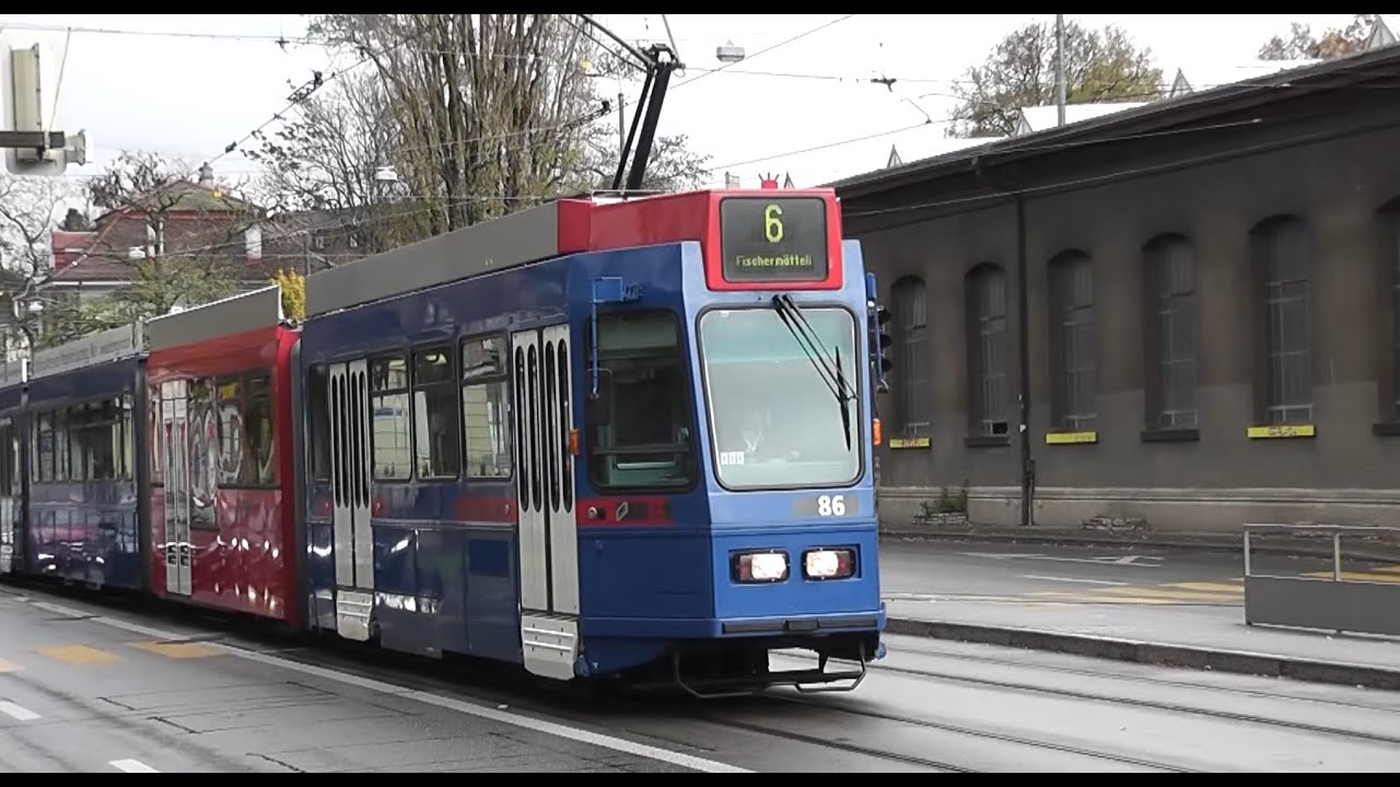 RBS / Bernmobil Tram 2000 sur la ligne 6. 2024.12