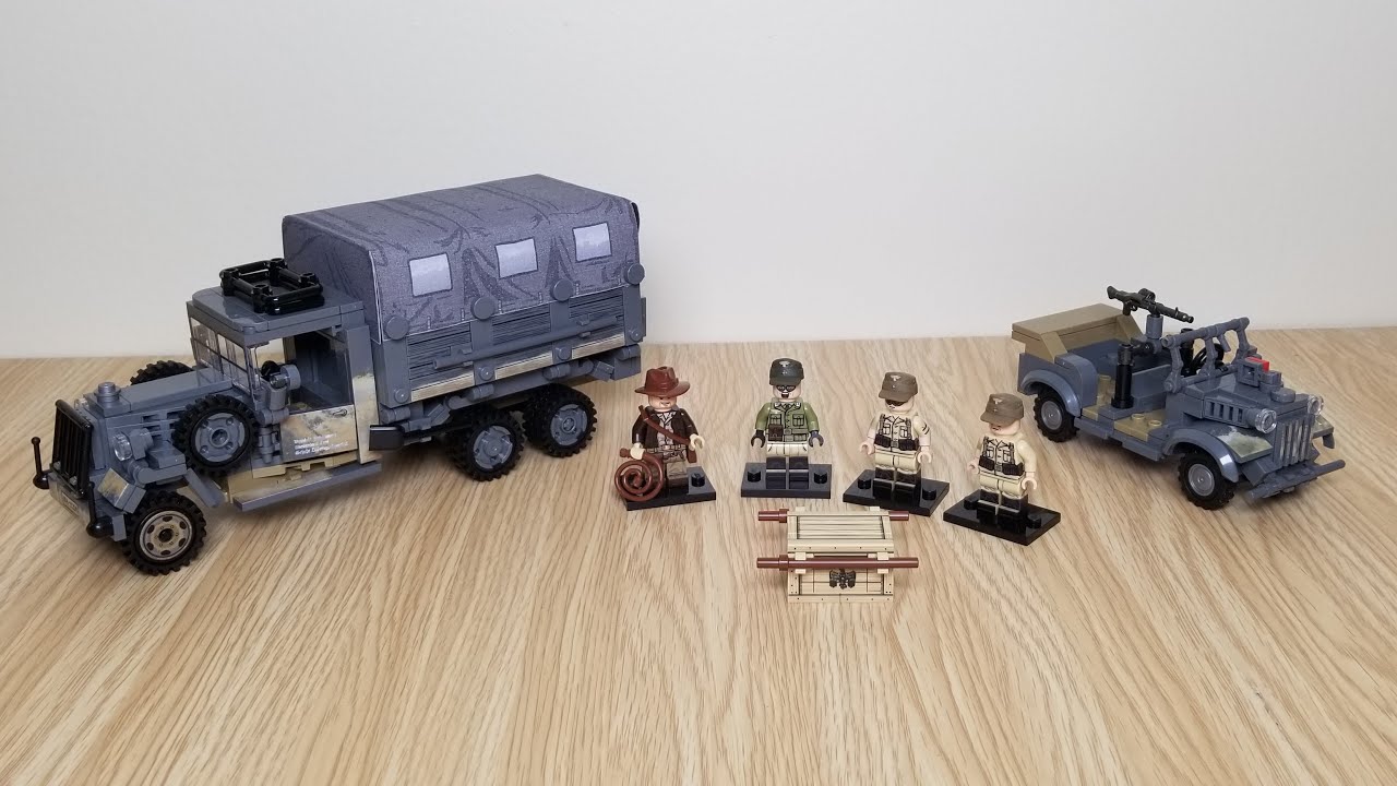 BRICKMANIA CUSTOM LEGO, SATURDAY AFTERNOON MATINEE  PT 1 – WORLD WAR II CARGO TRUCK & STAFF CAR