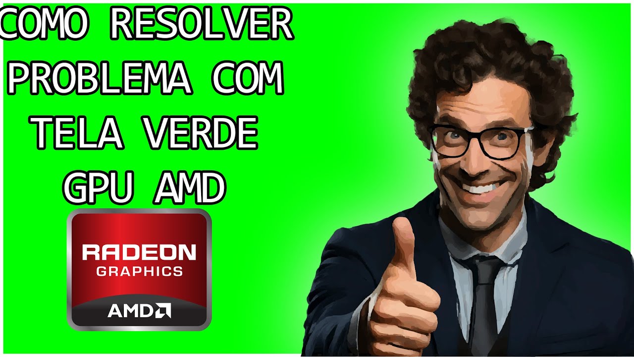 PC DANDO TELA VERDE - COMO RESOLVER FACIL (PLACA DE VIDEO AMD)
