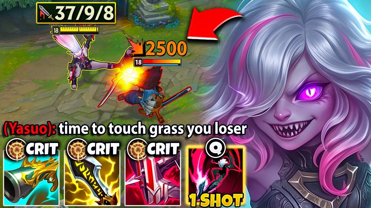 I DROPPED 37 KILLS AGAINST THIS RAGING YASUO PLAYER! (FULL CRIT BRIAR BUILD)