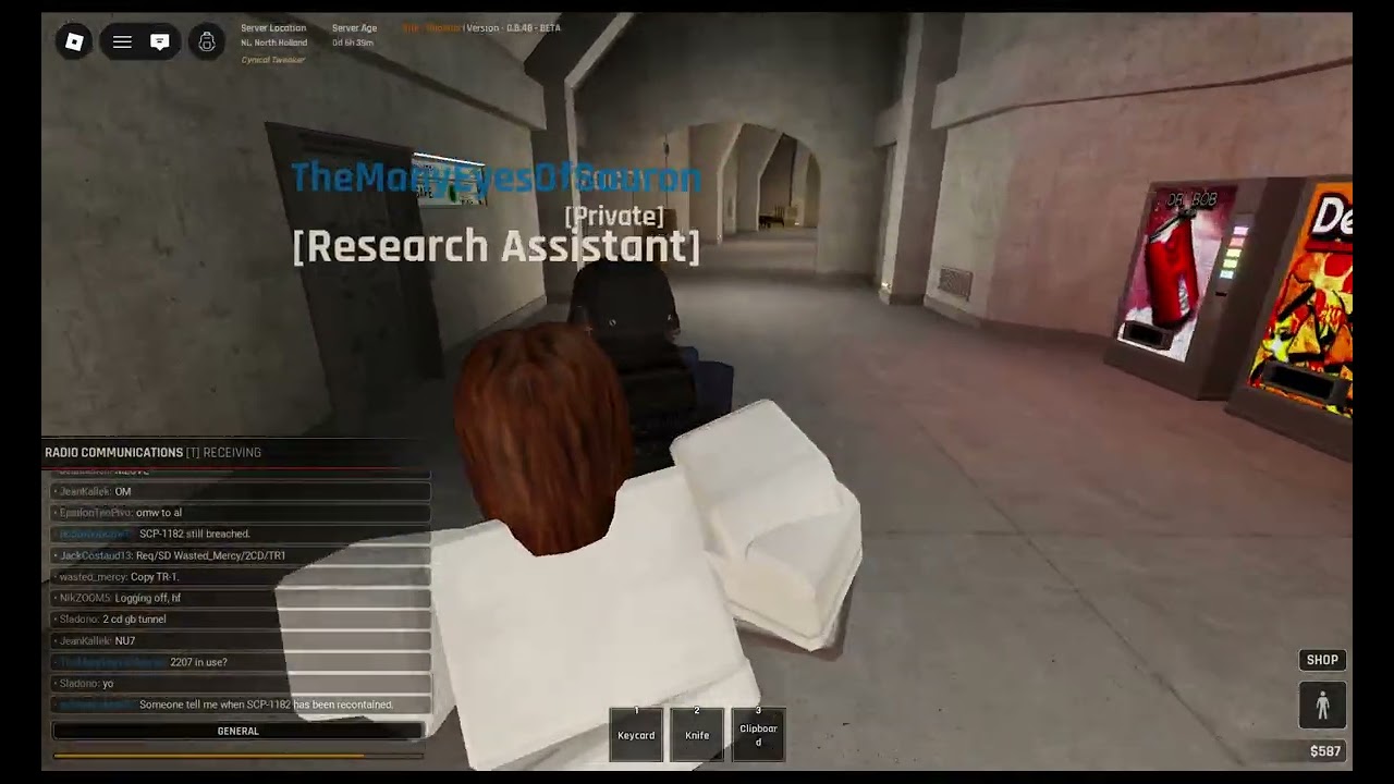 SCP-151 test