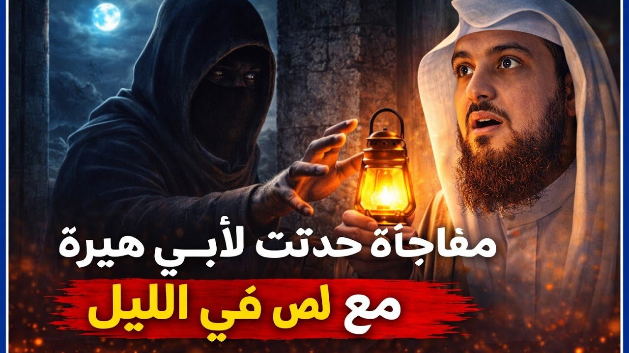 مفاجأة حدثت لأبي هريره مع لص في الليل