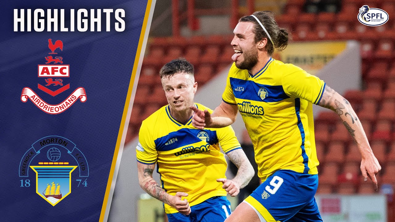 Airdieonians 0-1 Greenock Morton | Scottish Championship Play-Off Final (1st Leg) | SPFL