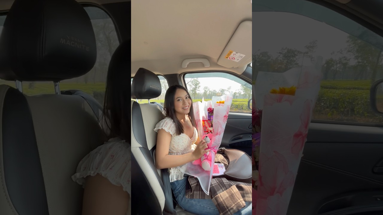 🌻Valentine Surprise for Her ❤️💐 #dailyvlog #assamesevlogs #love #couple #valentinesday #minivlog