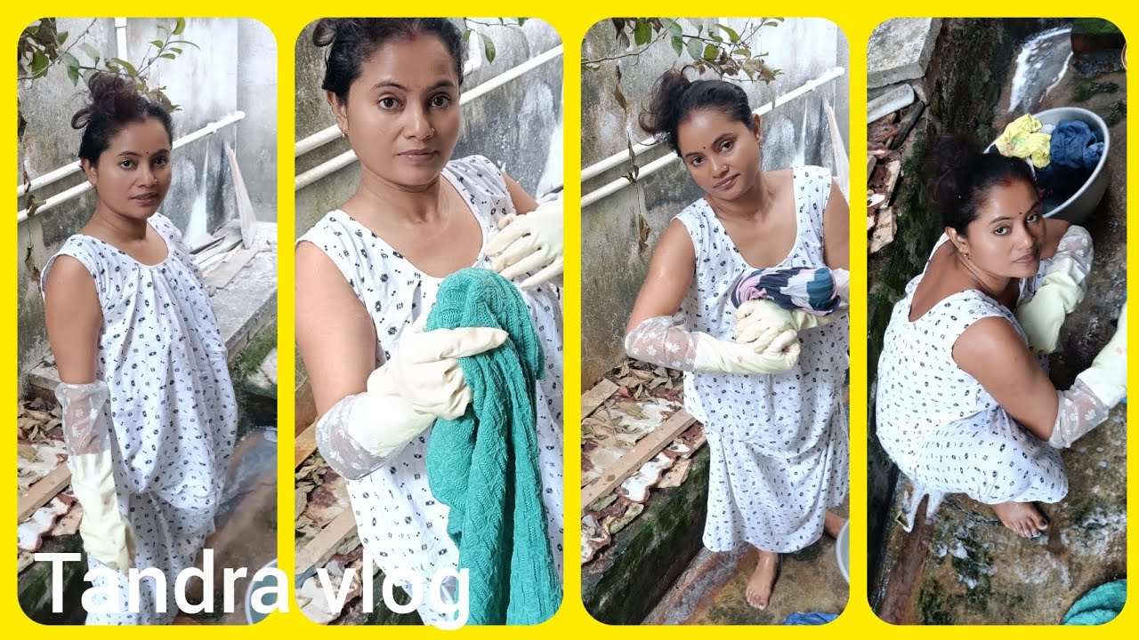 Washing vlog । woolen dress washing । অভিমান না করে থাকা ভালো। Tandra vlog 