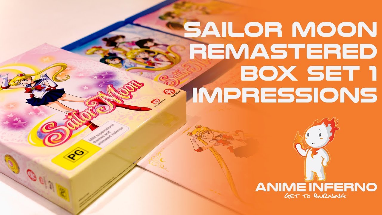 Sailor Moon Remastered Blu-Ray Box Set 1 Impressions & DVD Comparison