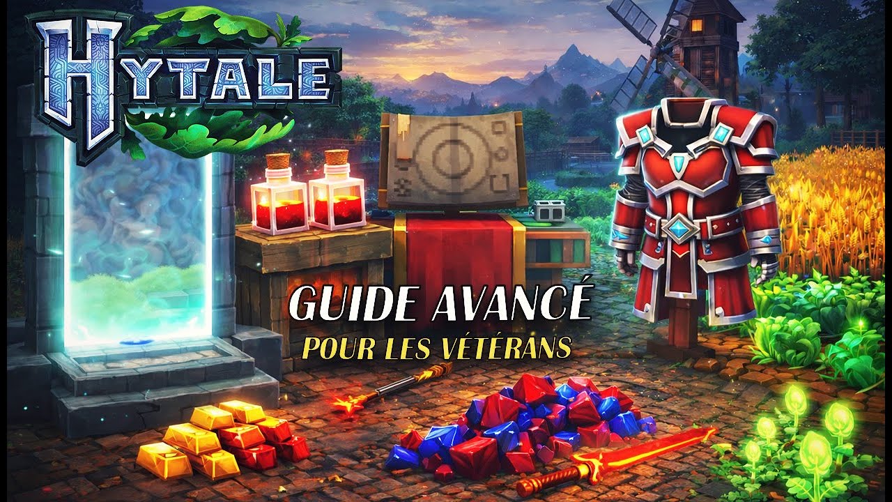 Hytale - GUIDE AVANCÉ pour les VÉTÉRAN ! [Tiers 3, Magie, Teleporteur, Heal...]
