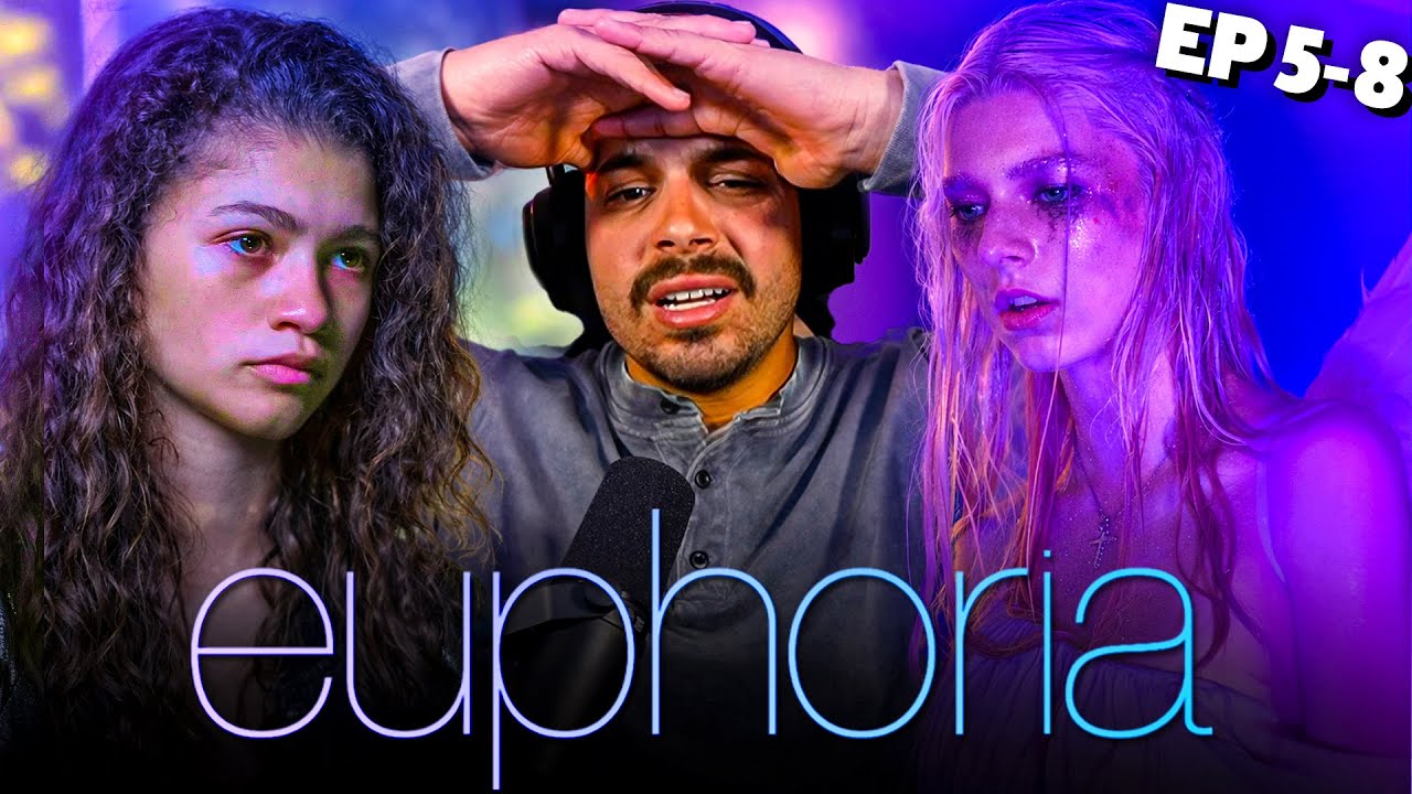 THIS SHOW IS PURE STRESS!! EUPHORIA SEASON 1 EPISODES 5-8 REACTION!!