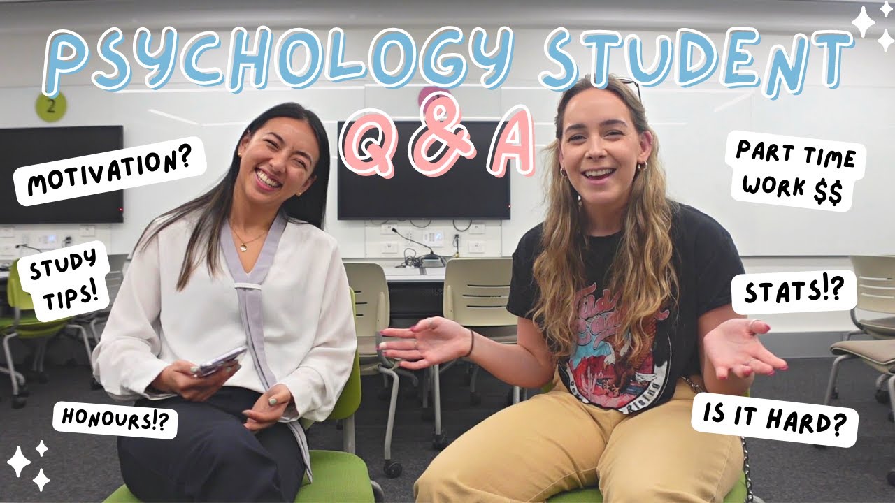 Psychology Student Q&A! | exam tips, statistics, motivation