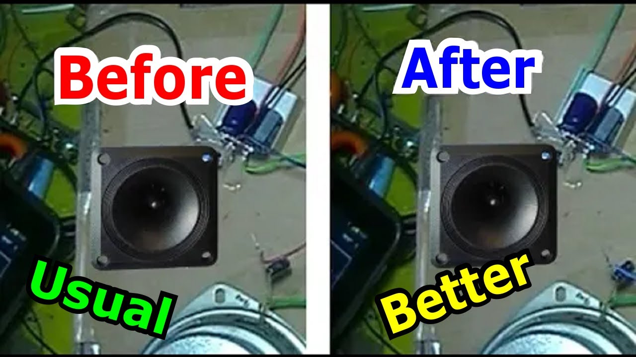 How to make Tweeter speaker louder than usually
