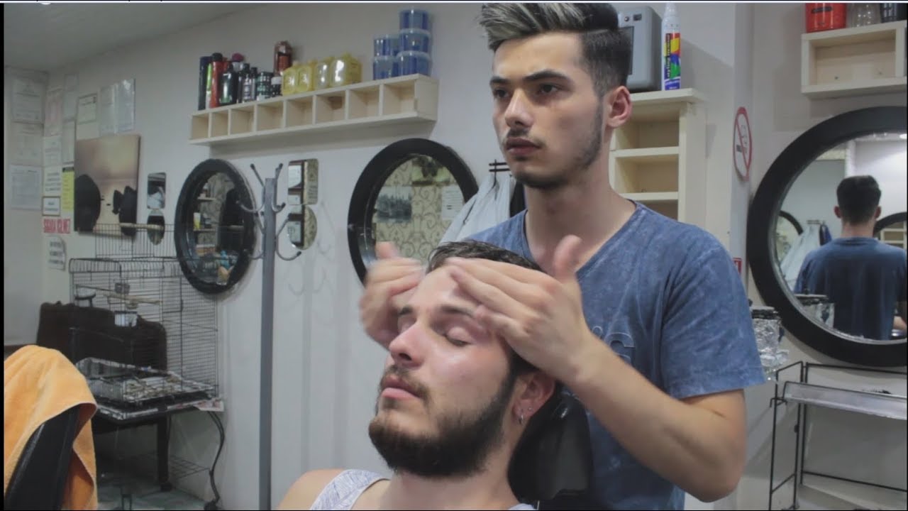 ASMR Turkish Barber Face,Head and Body Massage 134 💆‍♂️👍💈